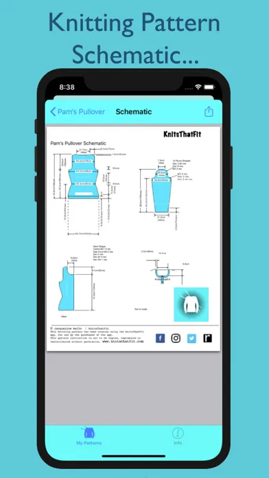 Capturas de pantalla de KnitsThatFit Sweaters Premium