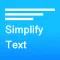 Simplify Text