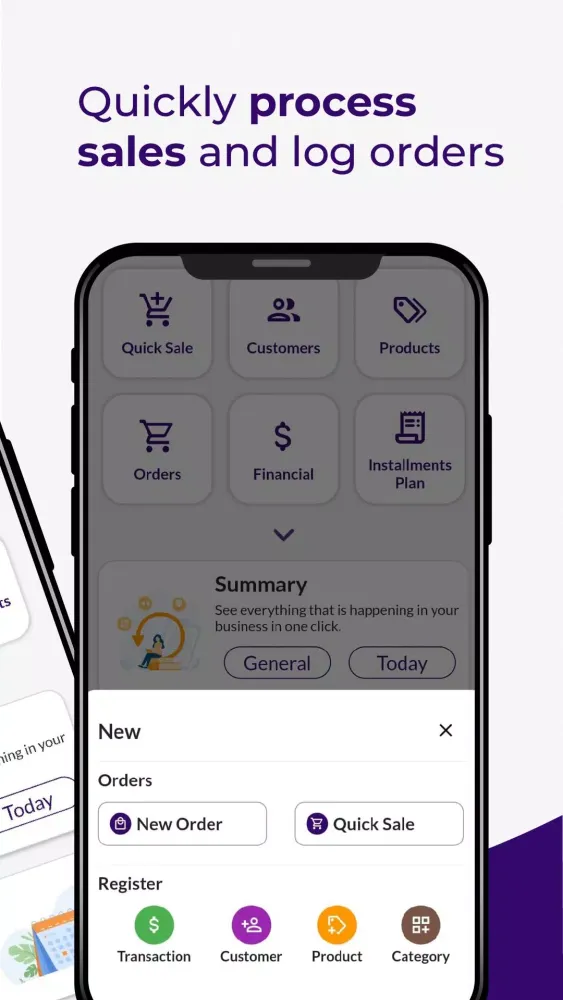 Order and inventory management Screenshots