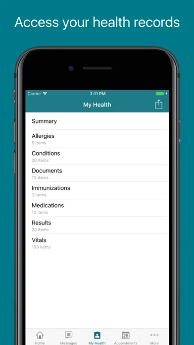 FollowMyHealth® 스크린샷