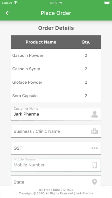 Capturas de pantalla de Jark Pharma