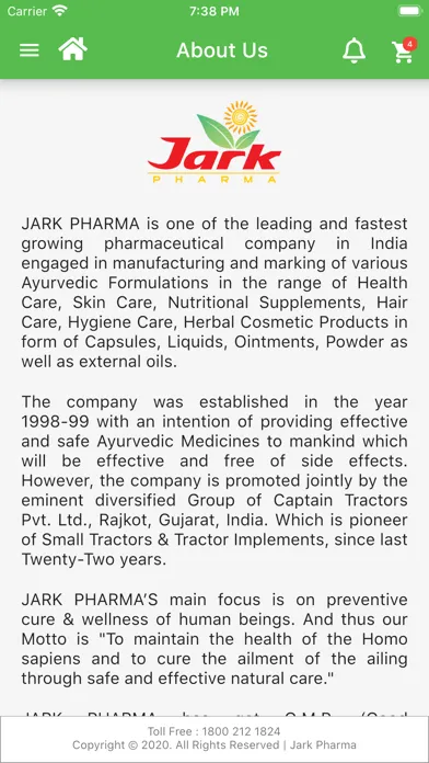 Capturas de pantalla de Jark Pharma