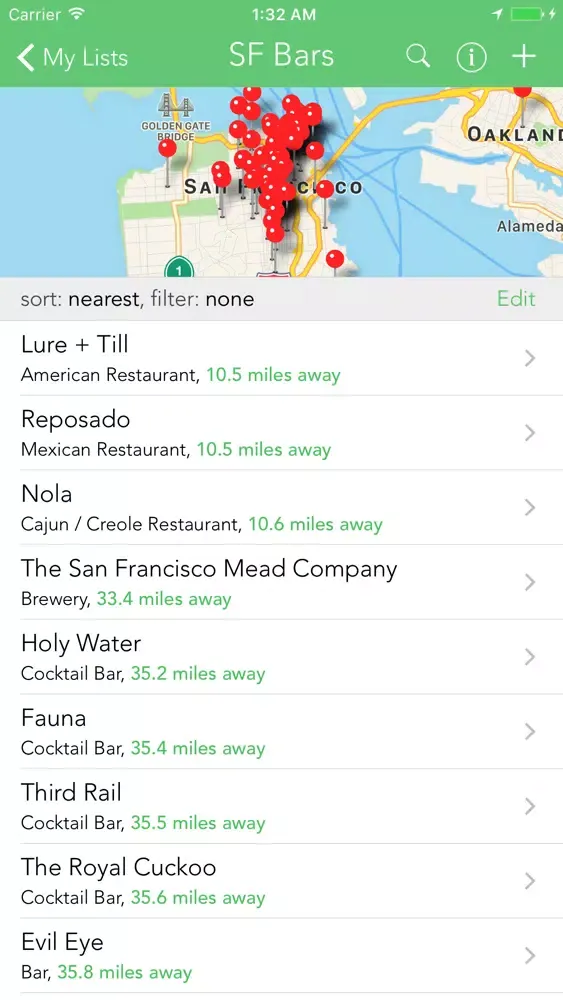 PlaceList: Create, search & tag lists of places Ekran Görüntüleri