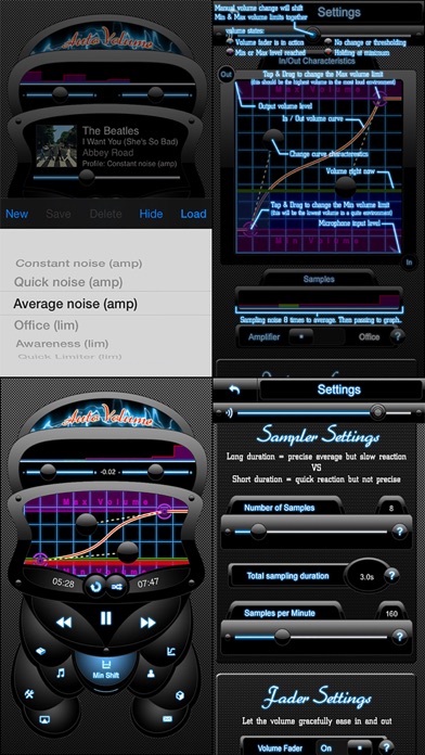 AutoVolume Lite ~ Self Adjusting Volume ~ Detect outside noise and automatically decrease or increase music volume loudness in your headphones Screenshots