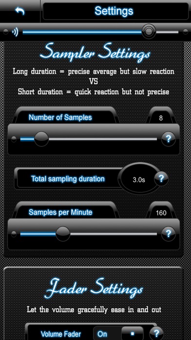 AutoVolume Lite ~ Self Adjusting Volume ~ Detect outside noise and automatically decrease or increase music volume loudness in your headphones Screenshots