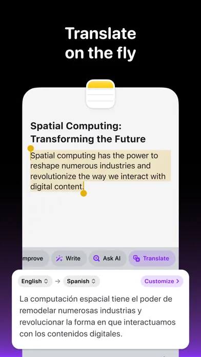 Tangkapan layar KeyWise: AI Keyboard Assistant