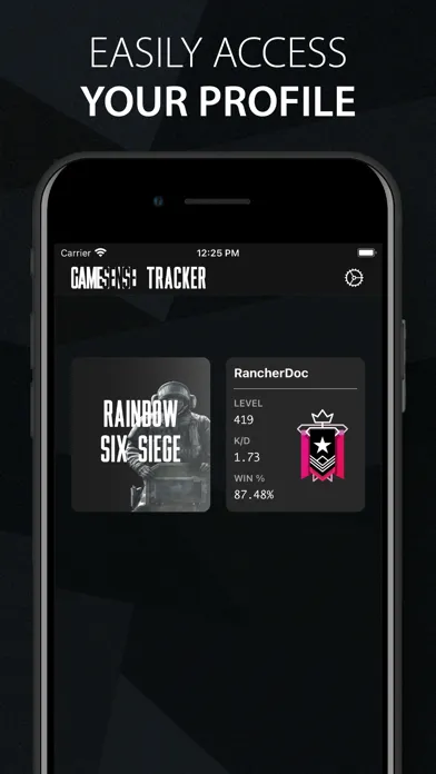 Capturas de pantalla de GameSense Tracker