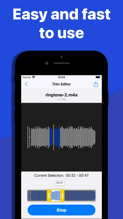 Capturas de tela do Audio Trimmer - Music Editor