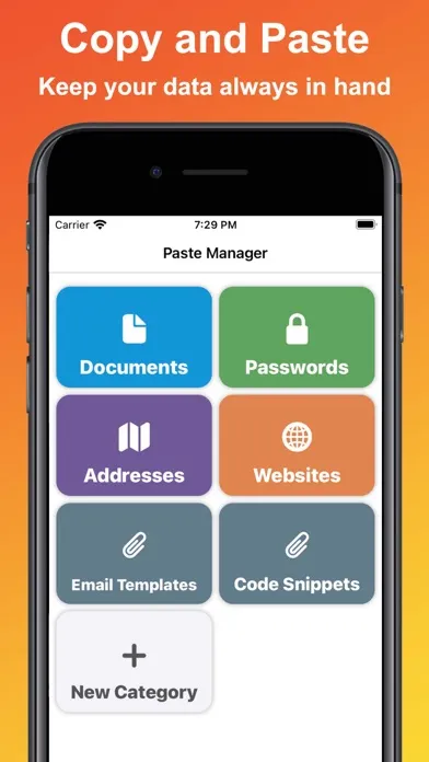 Capturas de tela do Paste Manager - Clipboard sync