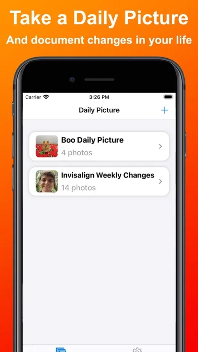 Capturas de tela do Daily Picture - Selfie a day