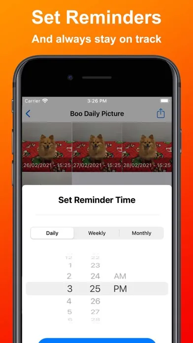 Capturas de tela do Daily Picture - Selfie a day