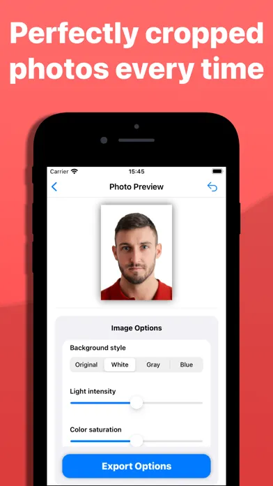 Zrzuty ekranu ID Photo Maker document photos