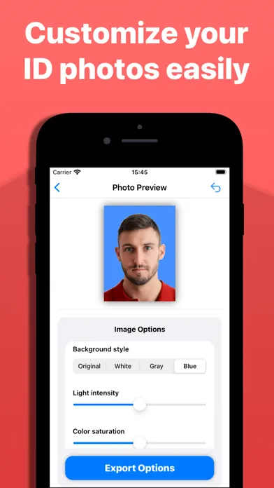Zrzuty ekranu ID Photo Maker document photos
