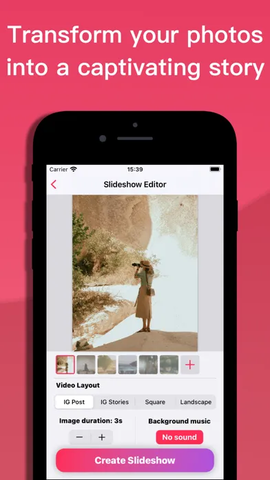 Ảnh chụp màn hình của Slideshow Maker: Photo Videos