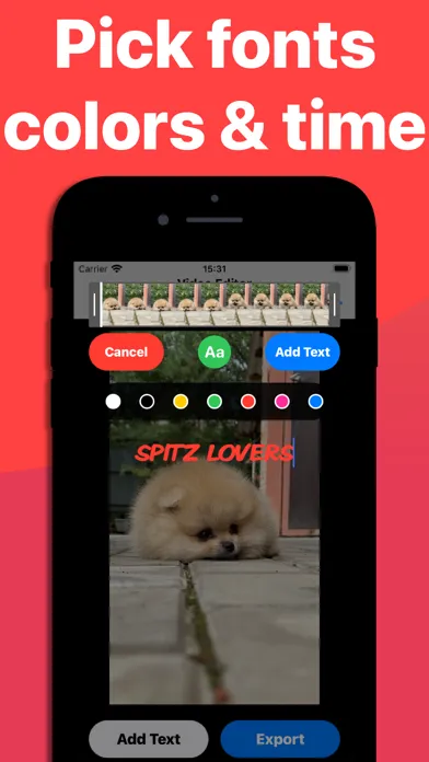 Captures d'écran de Video Captions - Text on video