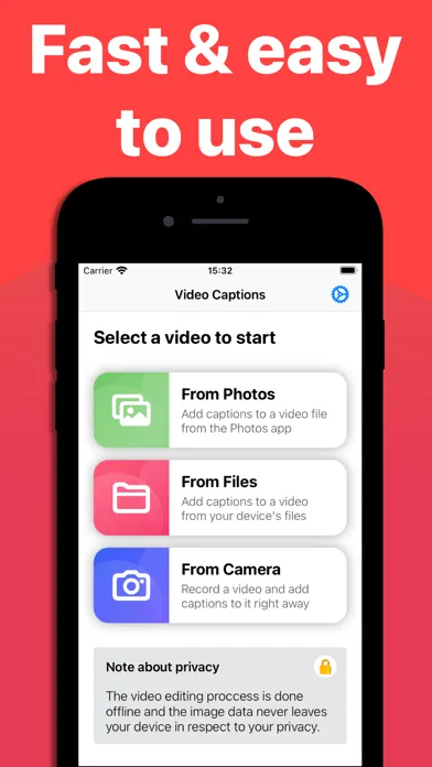 Captures d'écran de Video Captions - Text on video