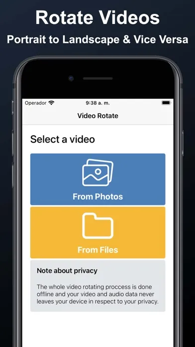 Video Rotate - Fix rotation Screenshots