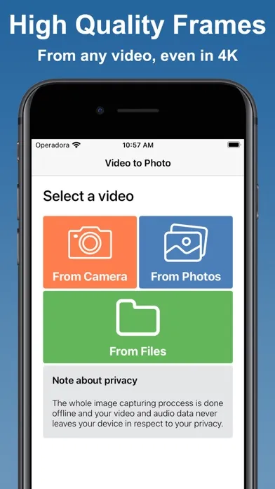 Captures d'écran de Video to Photo: High Quality