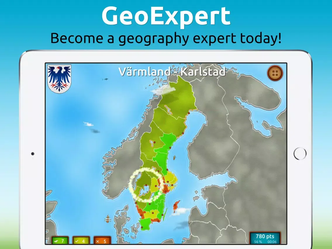 Capturas de tela do GeoExpert - Sweden iPad 