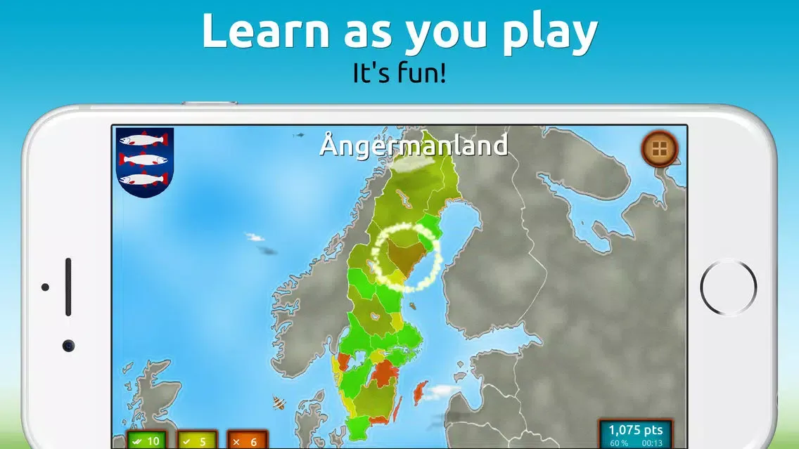 Capturas de tela do GeoExpert - Sweden