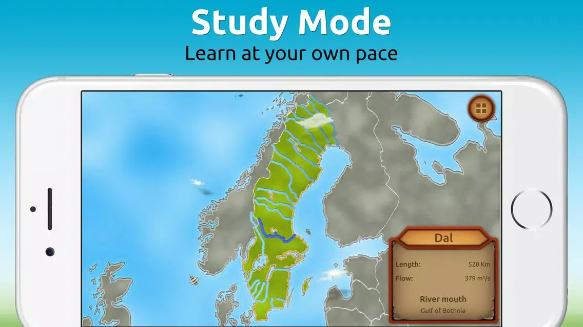 Capturas de tela do GeoExpert - Sweden