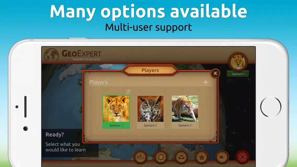Capturas de tela do GeoExpert - Sweden