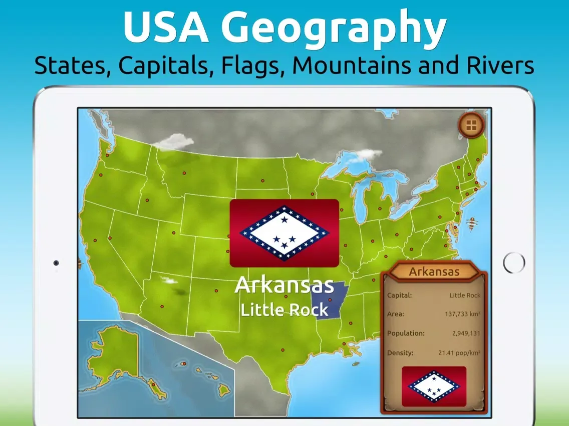 Zrzuty ekranu GeoExpert - USA iPad 