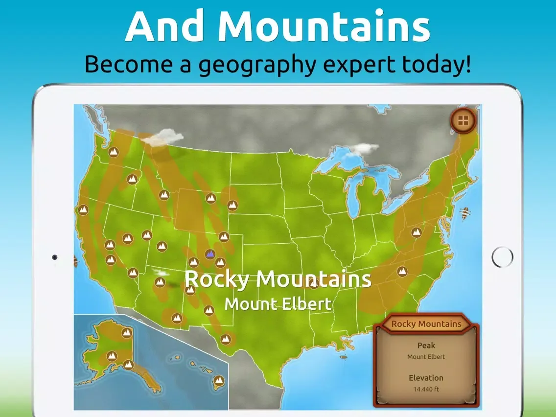 Zrzuty ekranu GeoExpert - USA iPad 