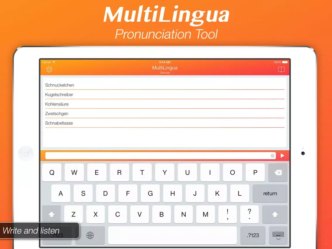 ภาพหน้าจอของ MultiLingua - Pronunciation Tool (Spanish, German, French, Chinese and many other languages) iPad 