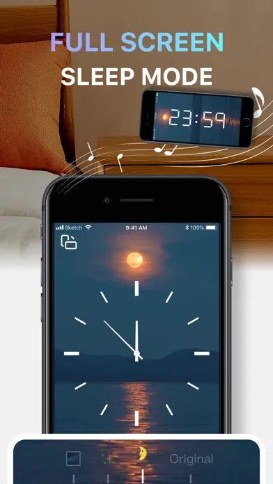 Nightstand Desk Clock & Widget スクリーンショット