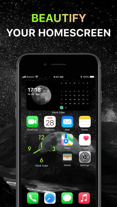 Nightstand Desk Clock & Widget スクリーンショット