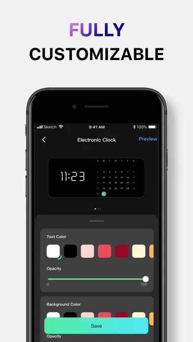Nightstand Desk Clock & Widget スクリーンショット