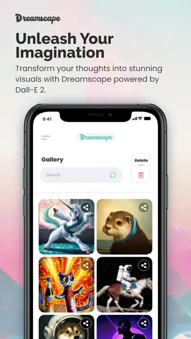 Dreamscape- AI Image Generator سکرین شاٹس