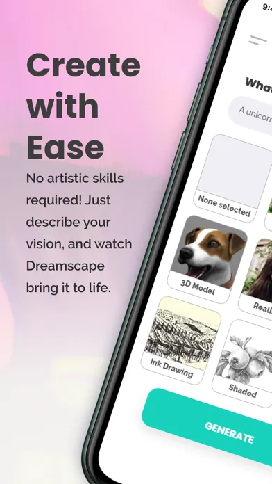 Dreamscape- AI Image Generator سکرین شاٹس