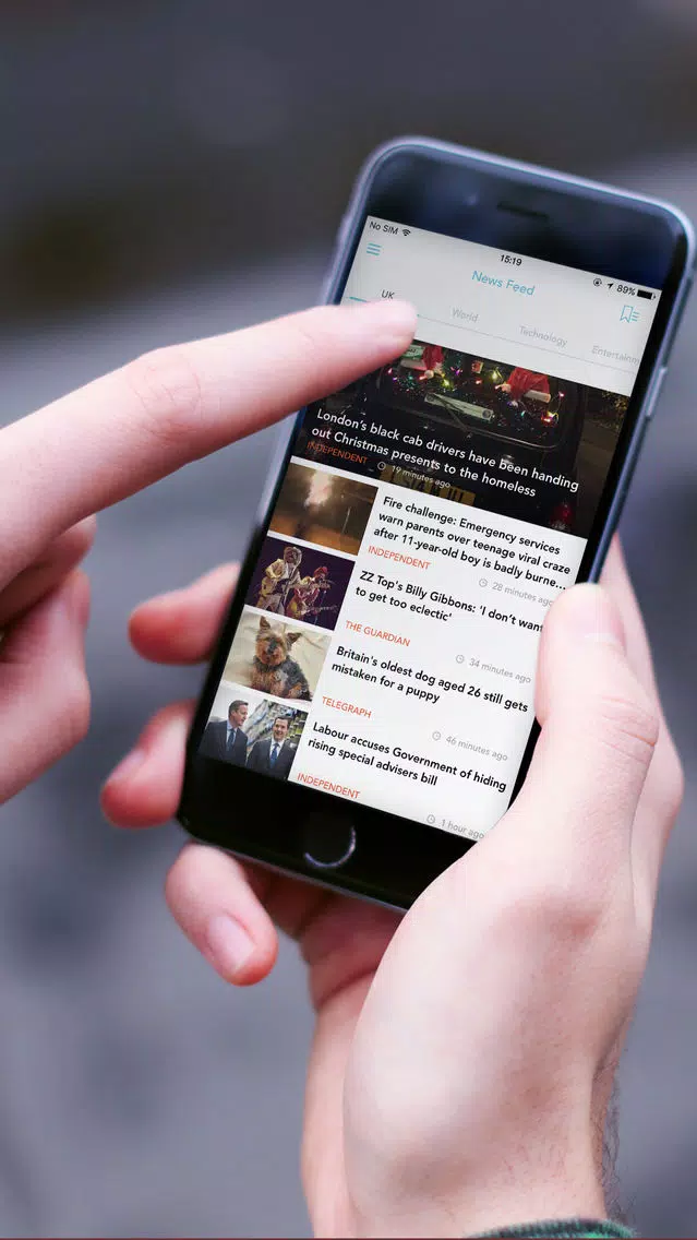 Ảnh chụp màn hình của JarvisNews - AI Summarized News & Stories