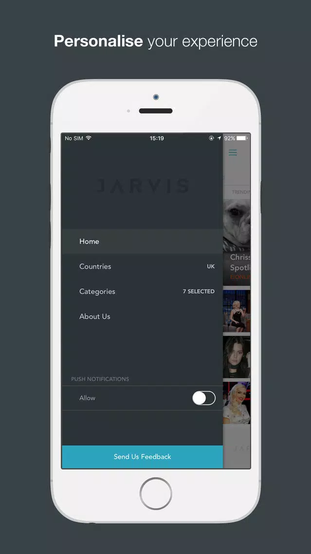Ảnh chụp màn hình của JarvisNews - AI Summarized News & Stories