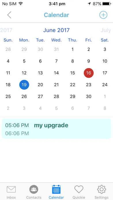 ภาพหน้าจอของ EventApp