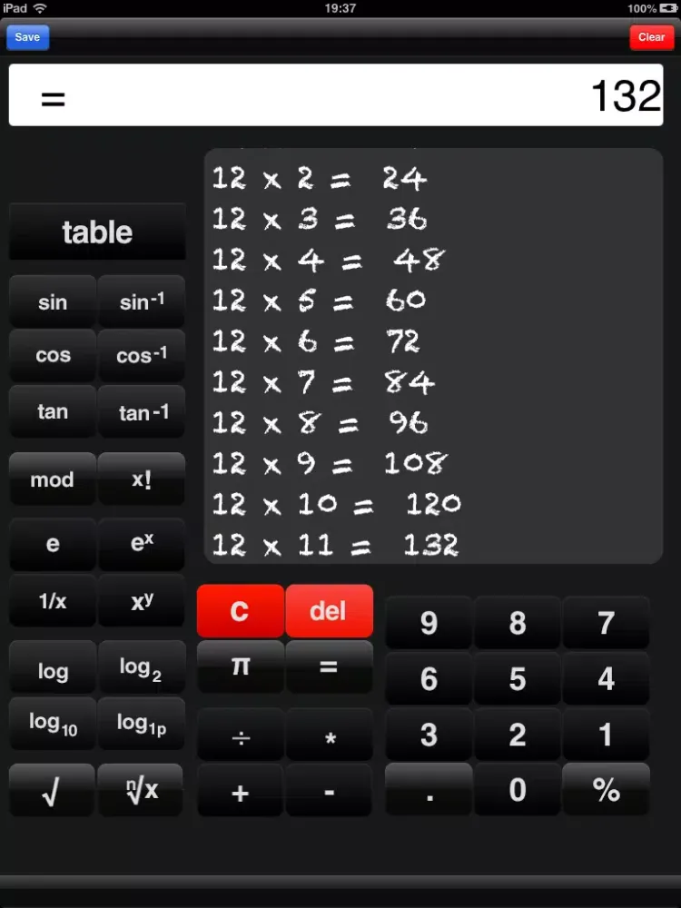 Zrzuty ekranu Memo Calc Pro iPad 