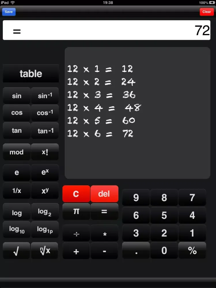 Zrzuty ekranu Memo Calc Pro iPad 