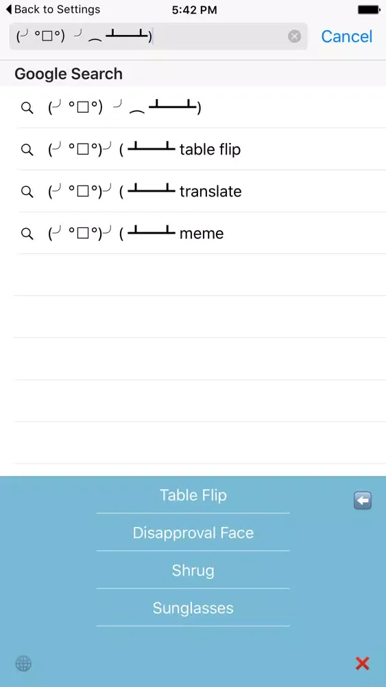 Zrzuty ekranu Emotiboard - An Emoticon Keyboard