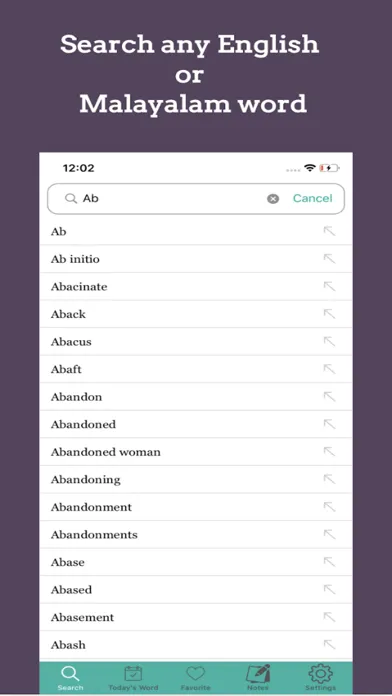 Nighantu-English Malayalam App应用截图
