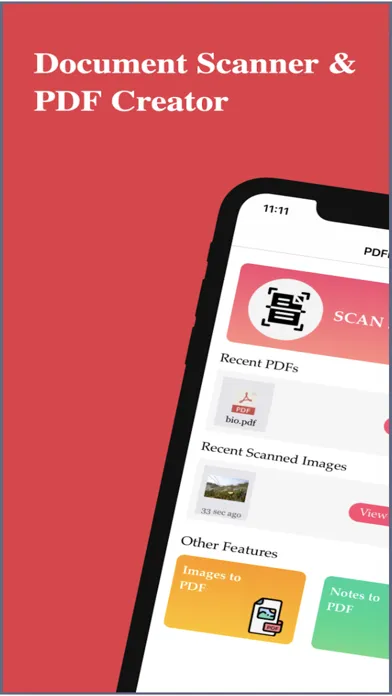 Tangkapan layar PDFing - Scanner & PDF Creator