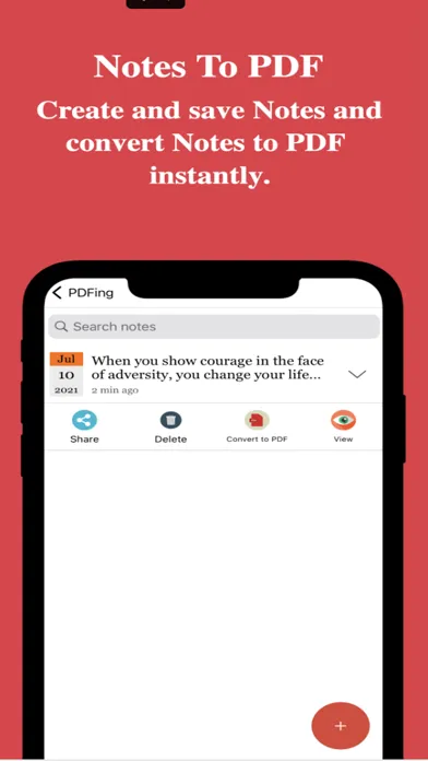 Tangkapan layar PDFing - Scanner & PDF Creator