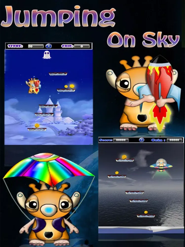 Zrzuty ekranu Jumping On Sky HD LITE iPad 