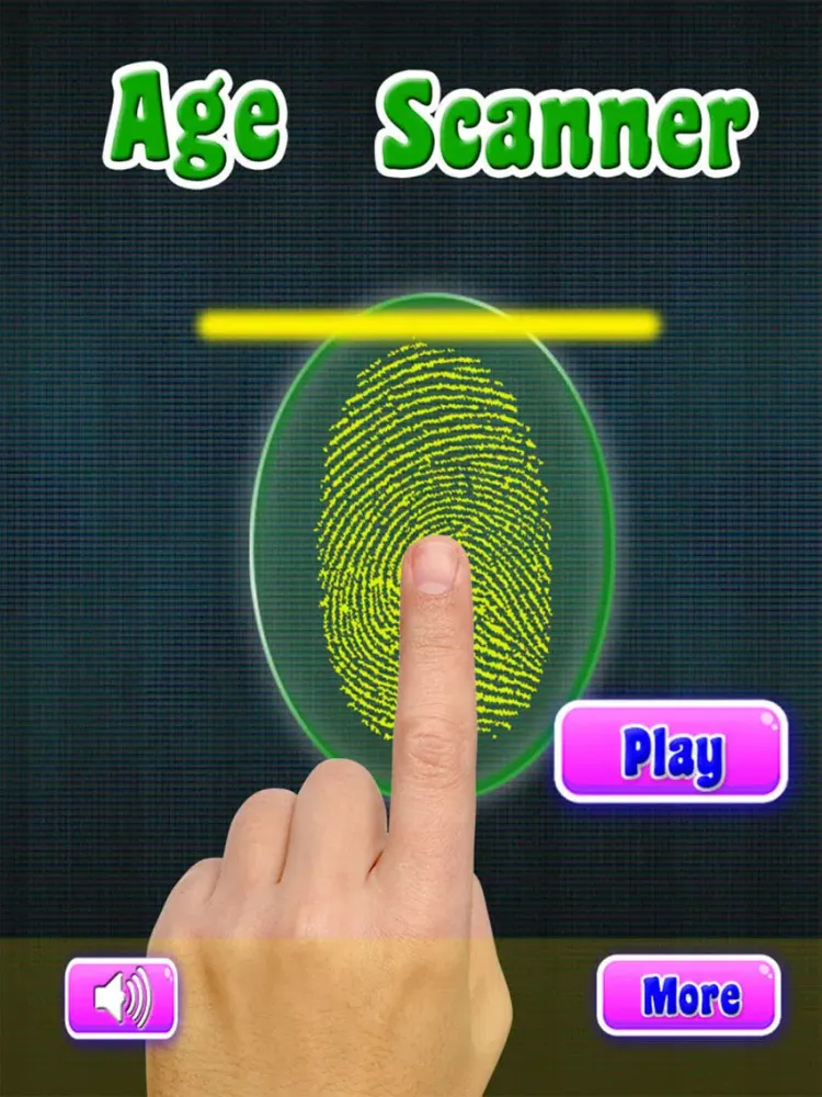 Age Fingerprint Scanner Prank Game iPad 應用截圖