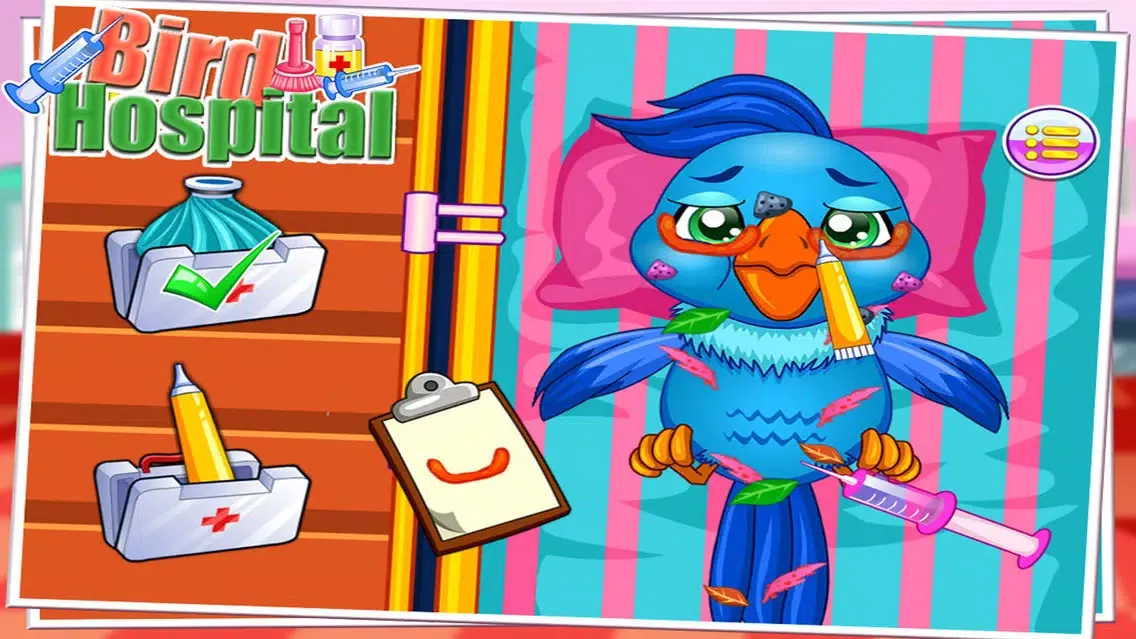 Captures d'écran de Bird Hospital - Bird Surgery Clinic of Veterinary for kids Free Games