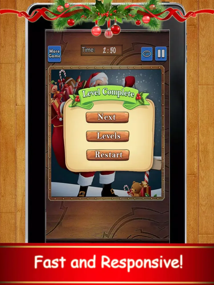 Christmas Jigsaw Puzzle: Mind Games iPad  스크린샷