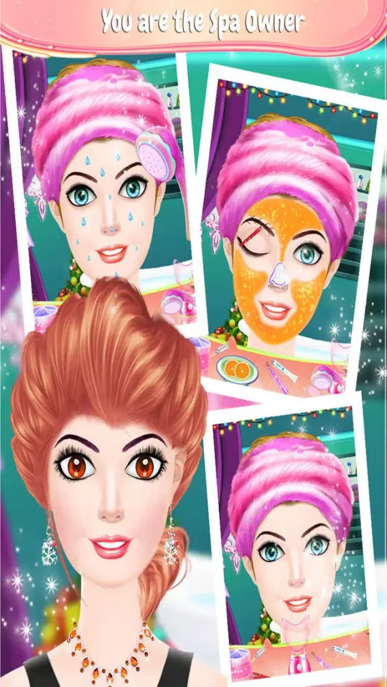 Christmas Party Hair Salon & Spa : Hairstyle Games應用截圖