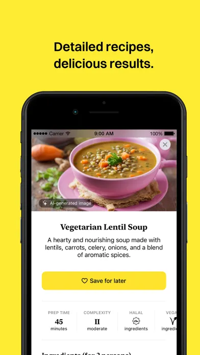 Culinary AI: Meal Planner スクリーンショット
