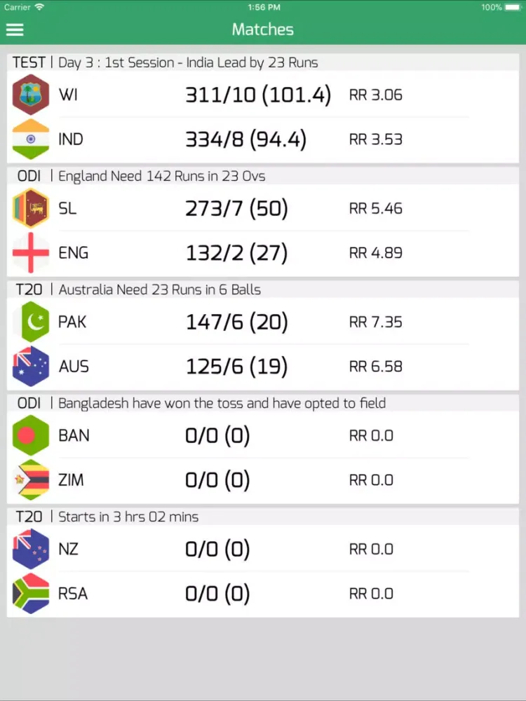 OneCricket - IPL 2019 Live iPad 应用截图